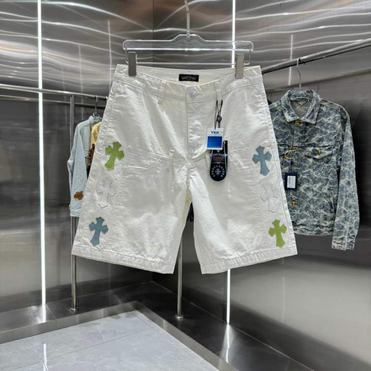 Picture of Chrome Hearts Jeans Short _SKUChromeHeartsM-2XLhgntx198804